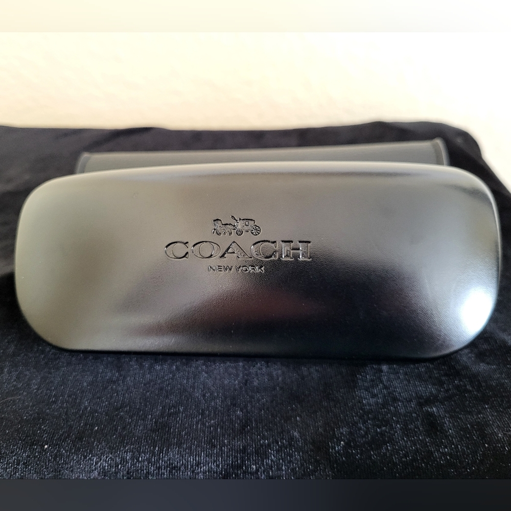 Coach Sleek Black Eyewear Case